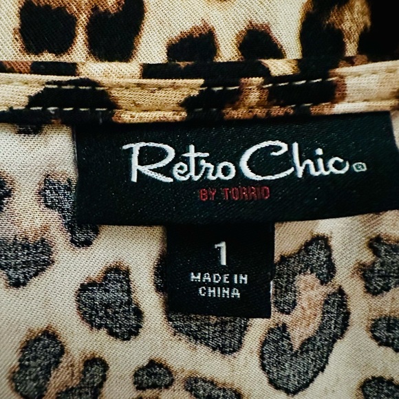 Torrid leopard print dress size 1 - Picture 8 of 8